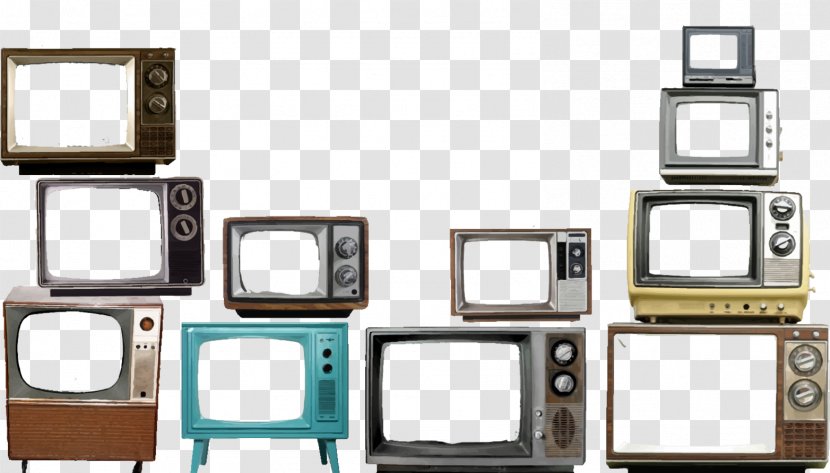 Television Show Drawing - Electronics - Old-fashioned Televisions Transparent PNG