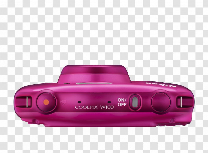 Point-and-shoot Camera Nikon Photography Pink Transparent PNG