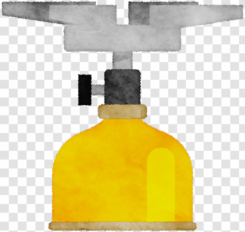 Yellow Bottle Transparent PNG