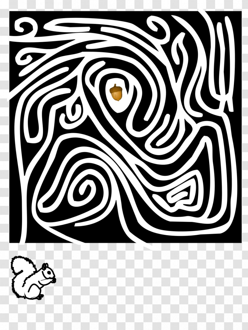 Labyrinth Maze Book Drawing - Calligraphy Transparent PNG