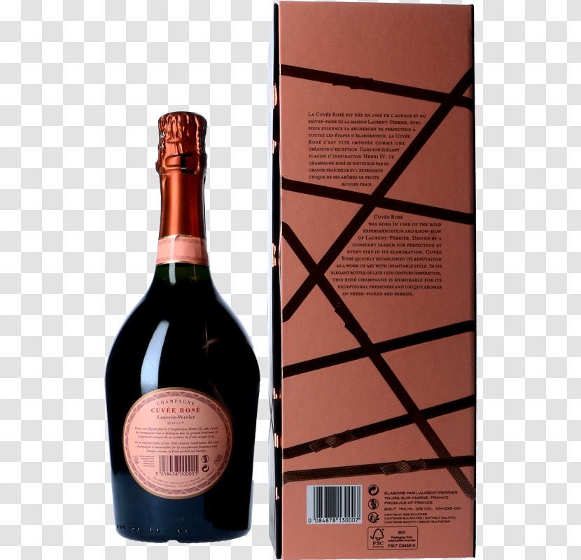 Champagne Wine Rosé Traditional Method Laurent-perrier Group - Alcoholic Beverage Transparent PNG