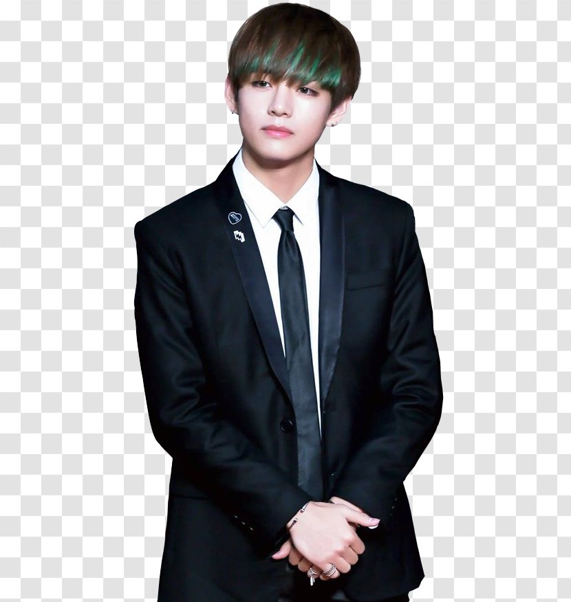 V Instiz Tuxedo Suit BTS - Necktie - Taehyung Transparent PNG