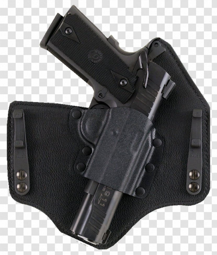 Gun Holsters Firearm Concealed Carry Handgun M1911 Pistol - Kydex Holster Belt Clips Transparent PNG