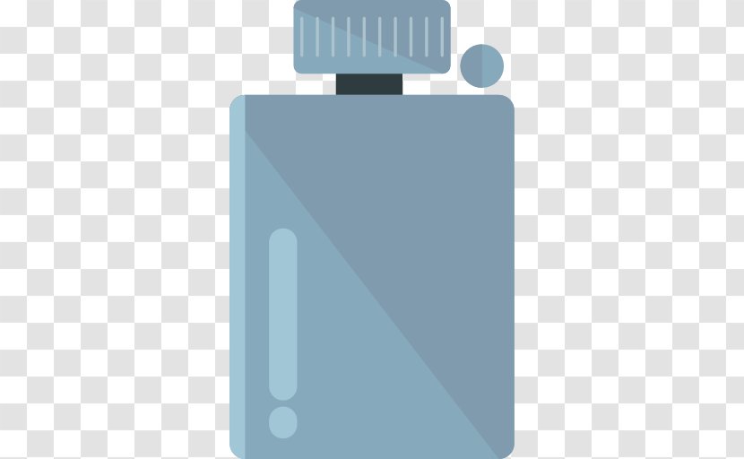 Alcoholic Drink Restaurant Food Hip Flask Icon - Drinking - A Gray Bottle Transparent PNG