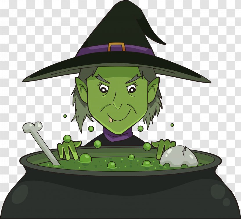 Witchcraft Magic - Green Potion Witch Transparent PNG