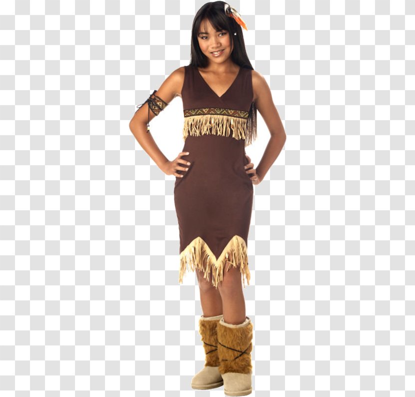 Halloween Costume Indian Princess Party Clothing - Tree - Indians Dress Transparent PNG