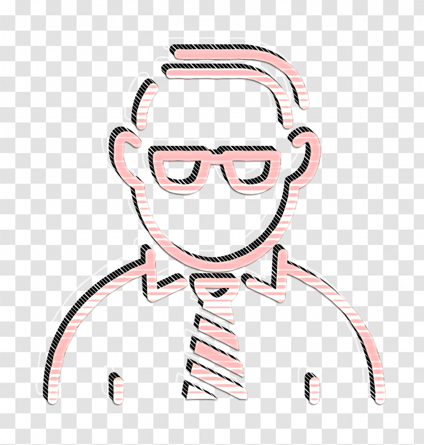 Businessman Icon People Working Icon Manager With Tie Icon Transparent PNG