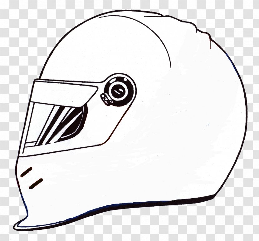 Motorcycle Helmets Bicycle Coloring Book - Helmet Transparent PNG