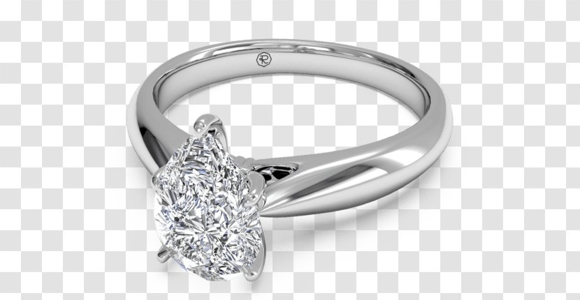 Diamond Engagement Ring Jewellery Ritani - A Perspective View Transparent PNG