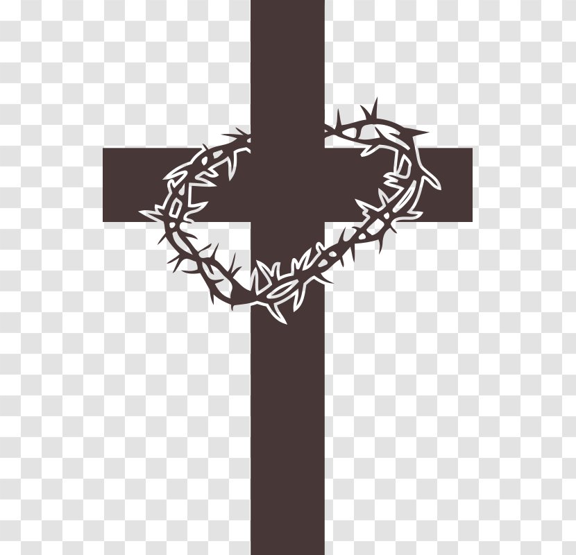 Crown Of Thorns Christian Cross And Christianity Clip Art Transparent PNG