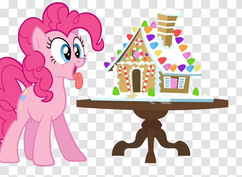 Pinkie Pie Rainbow Dash Fluttershy My Little Pony: Friendship Is Magic Fandom - Cartoon - Ginger Bread House Transparent PNG