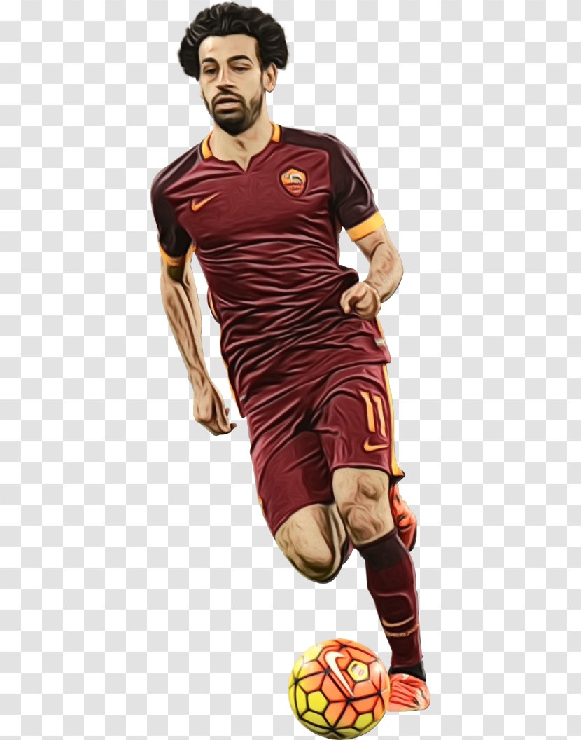 Mohamed Salah A.S. Roma Liverpool F.C. 2018 World Cup - Soccer Player - Magenta Transparent PNG
