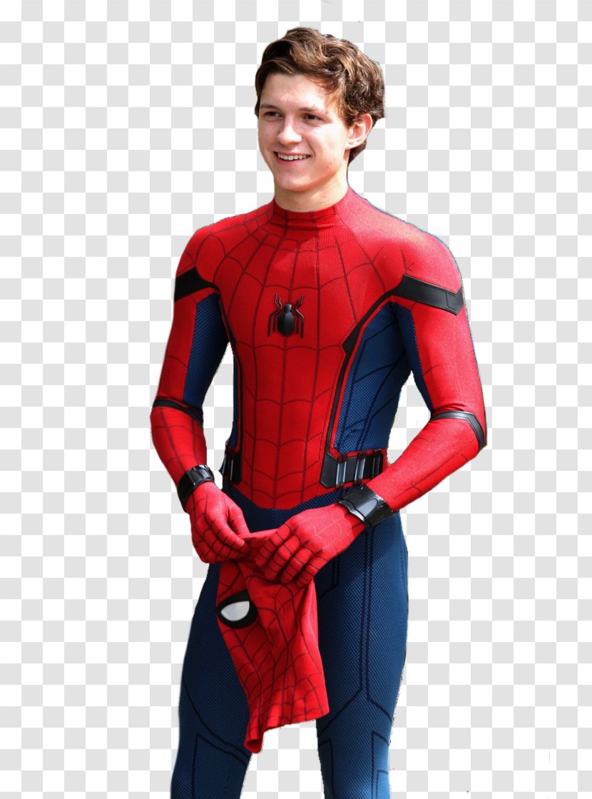 Spider-Man: Homecoming Film Series Tom Holland Sticker - Shoulder Transparent PNG