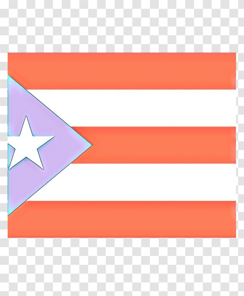 Flag Cartoon - Rectangle - Orange Transparent PNG