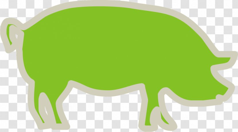 Green Grass Background - Pig - Suidae Transparent PNG