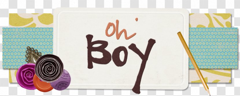 Paper Line Brand Font - Oh Boy Transparent PNG