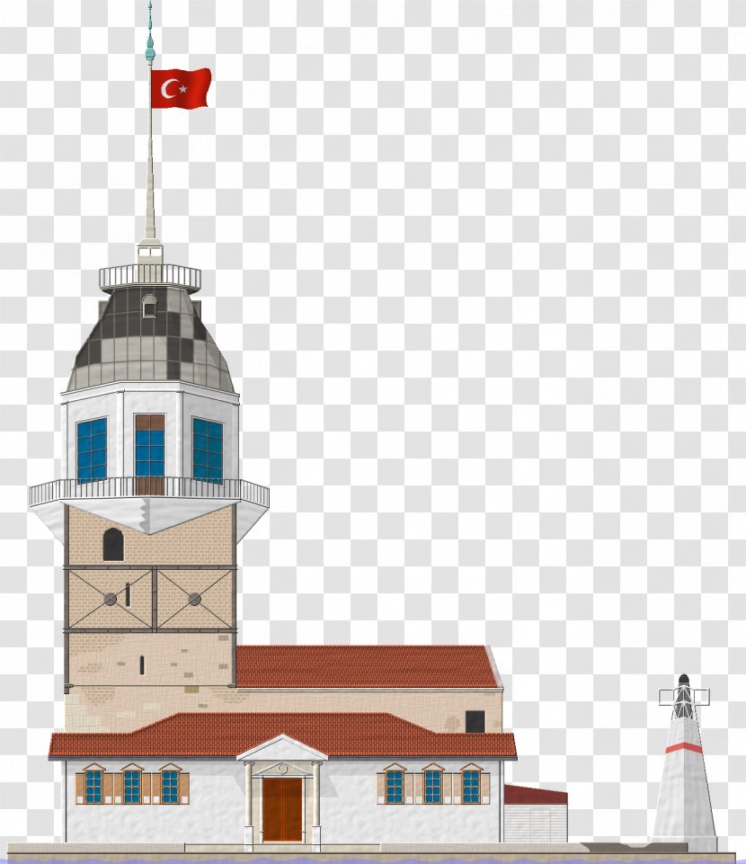 Maiden's Tower Mosque Drawing Minaret - Istanbul - Da-yan Transparent PNG