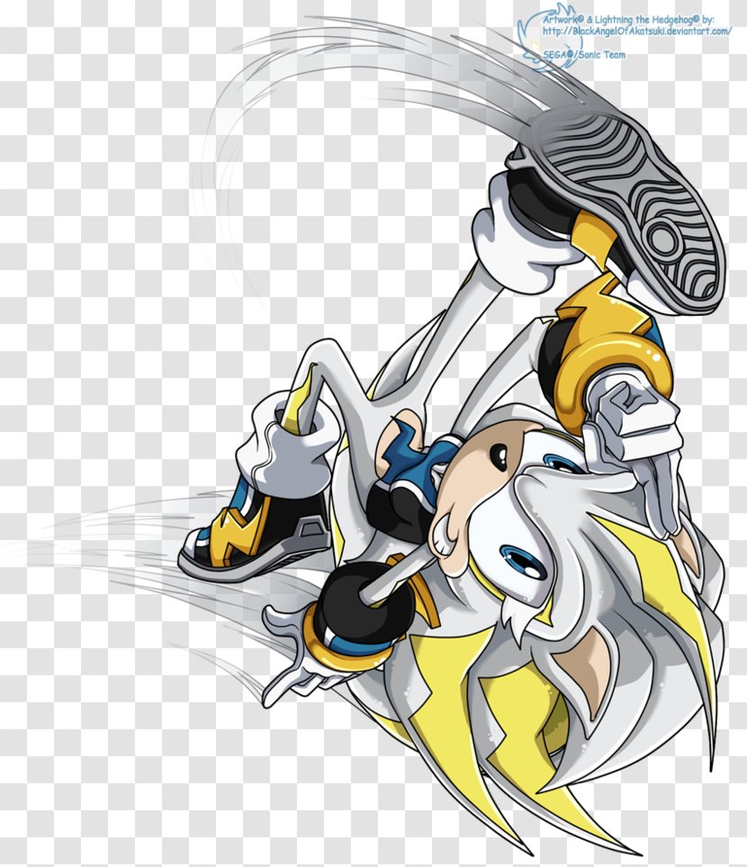 Sonic The Hedgehog Shadow Lightning Art - Shade Transparent PNG