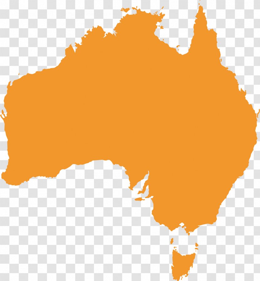 Australia Map - Stock Photography - Yellow Of And Creative Transparent PNG