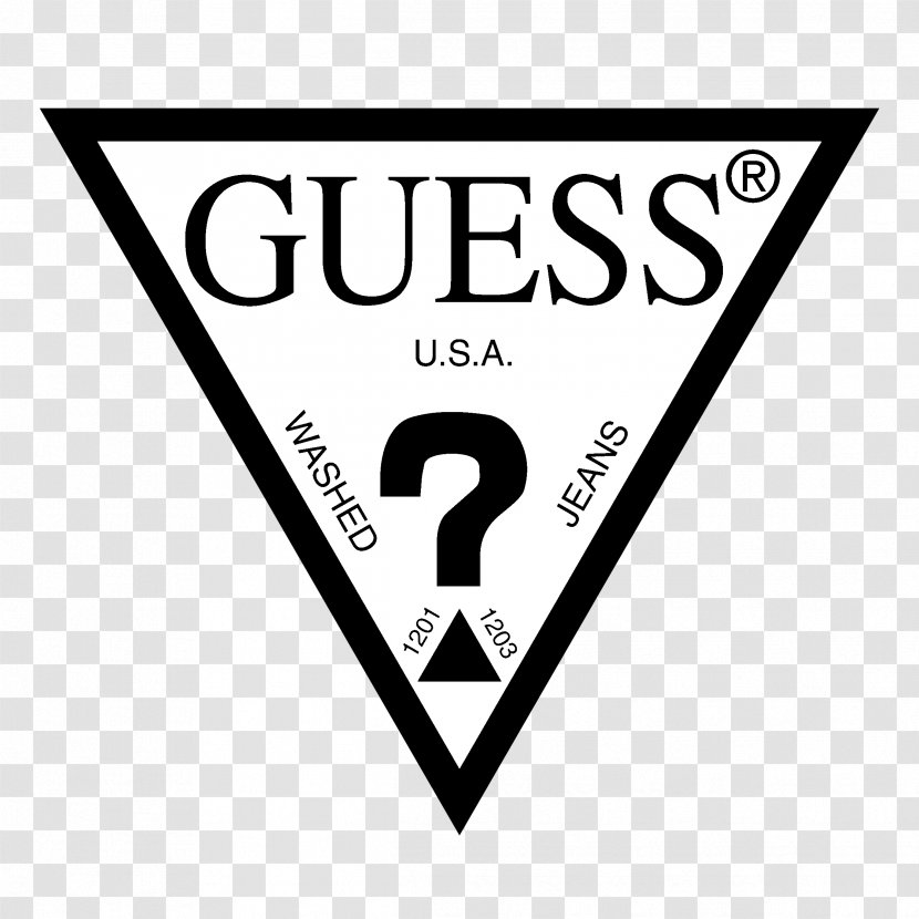 Logo GUESS JEAN Brand Clothing - Area - Jeans Transparent PNG
