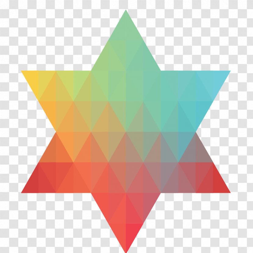 Clip Art Geometry Triangle Star Of David Image - Geometric Map Transparent PNG