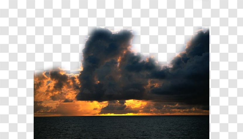 Cloud Light Stratus Sunset - Photography - The Sun Obscured By Clouds Transparent PNG