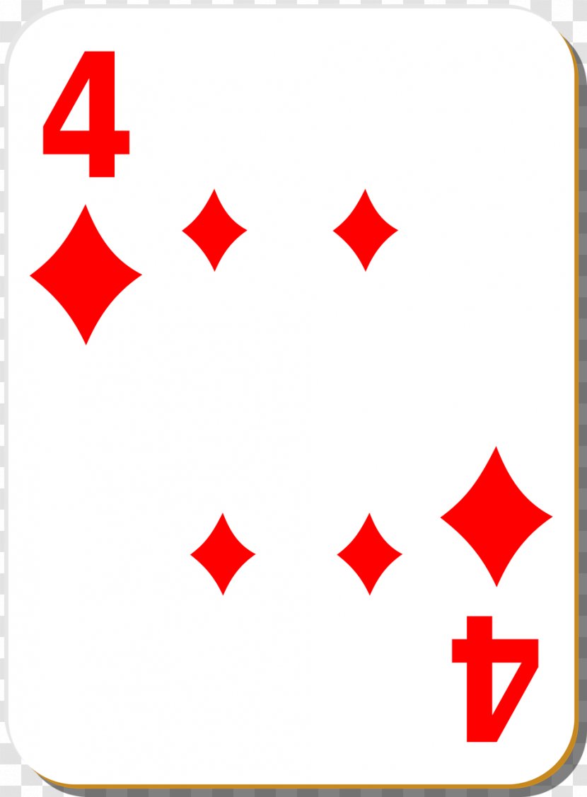 Playing Card Game Clip Art - Six De Carreau - Ace Transparent PNG