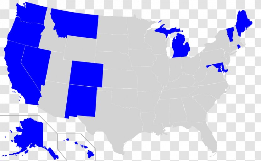 Current Members Of The United States Senate Congress Democratic Party - Electoral College Transparent PNG