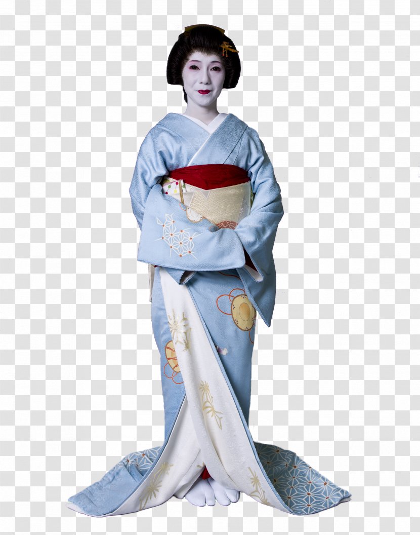 Geisha Woman Kimono - Haori Transparent PNG