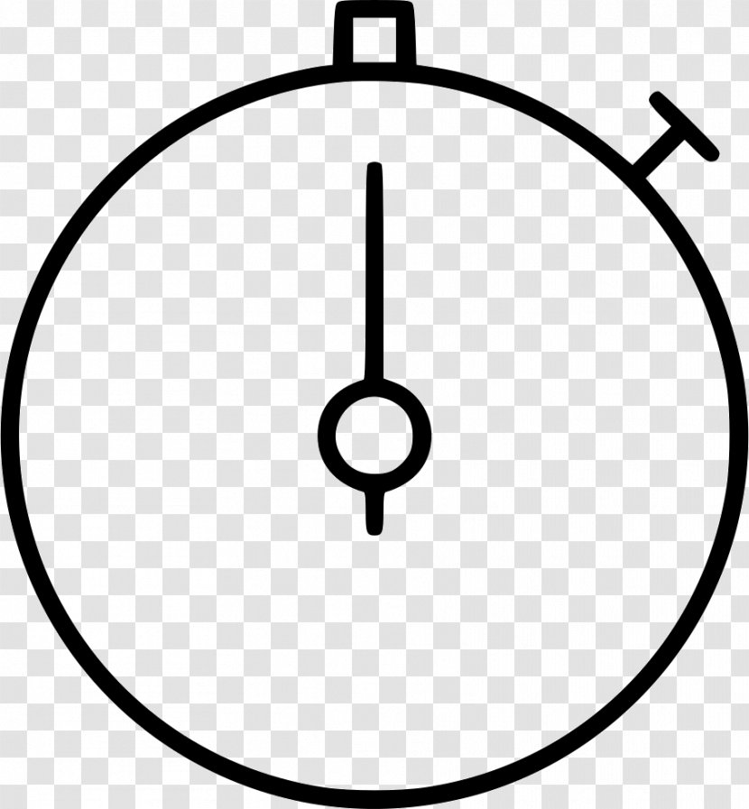 Alarm Clocks Stopwatch Timer Chronometer Watch - Line Art - Clock Transparent PNG