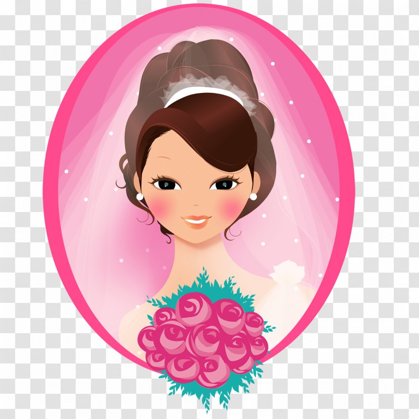 My Little Bride Wedding Face - Flower Transparent PNG