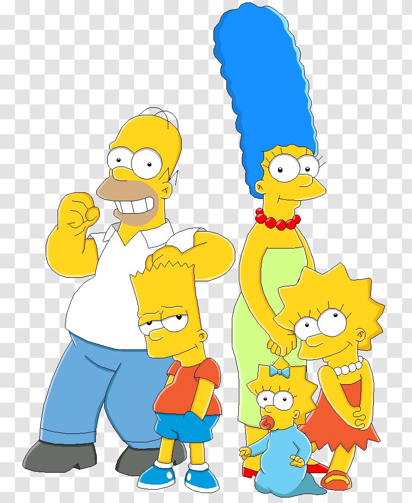 Homer Simpson Marge Bart Cartoon DeviantArt - Watercolor - The Simpsons Movie Transparent PNG