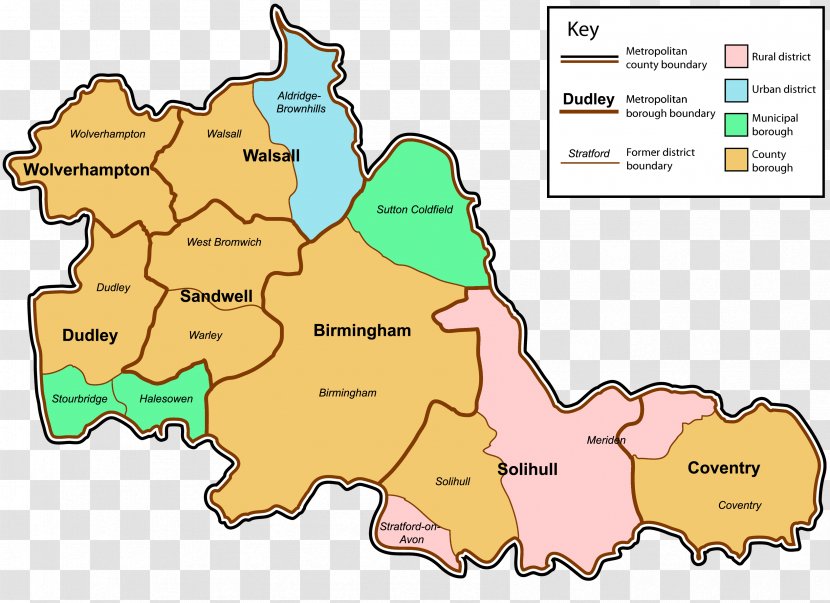 Birmingham Metropolitan Borough Of Dudley Worcestershire County - Midlands - West Transparent PNG