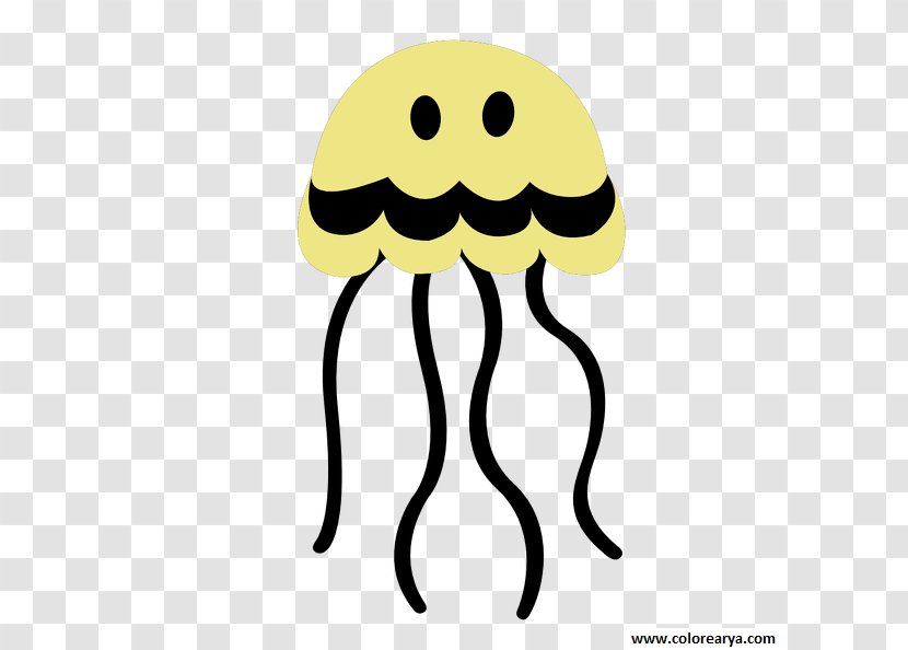 Jellyfish Drawing Child Clip Art - Smiley Transparent PNG