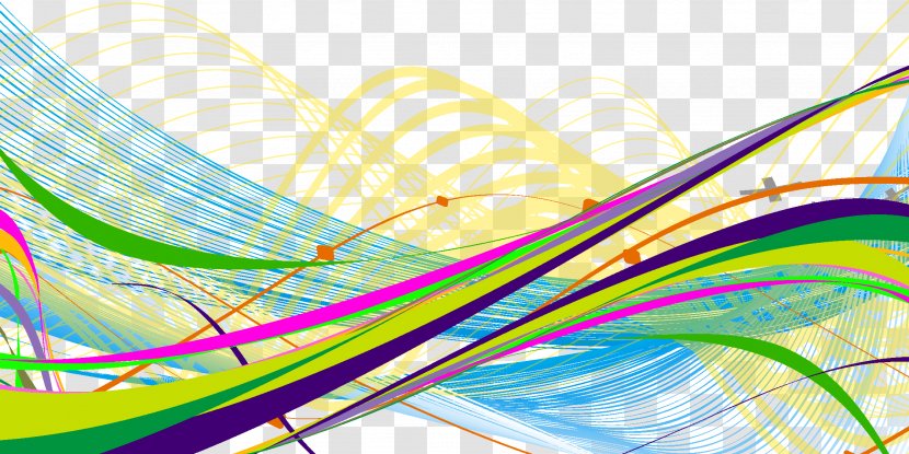 Designer Graphic Design - Computer - Colorful Stripes Transparent PNG