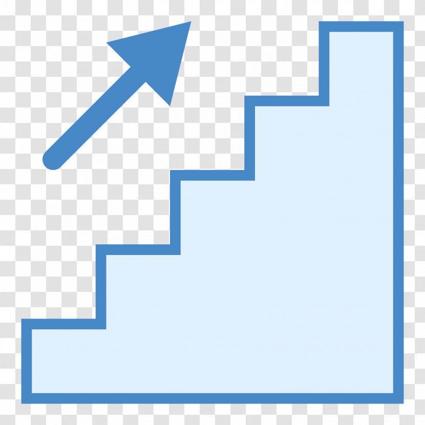 Line Angle Number Organization Brand - Blue - Stair Case Transparent PNG