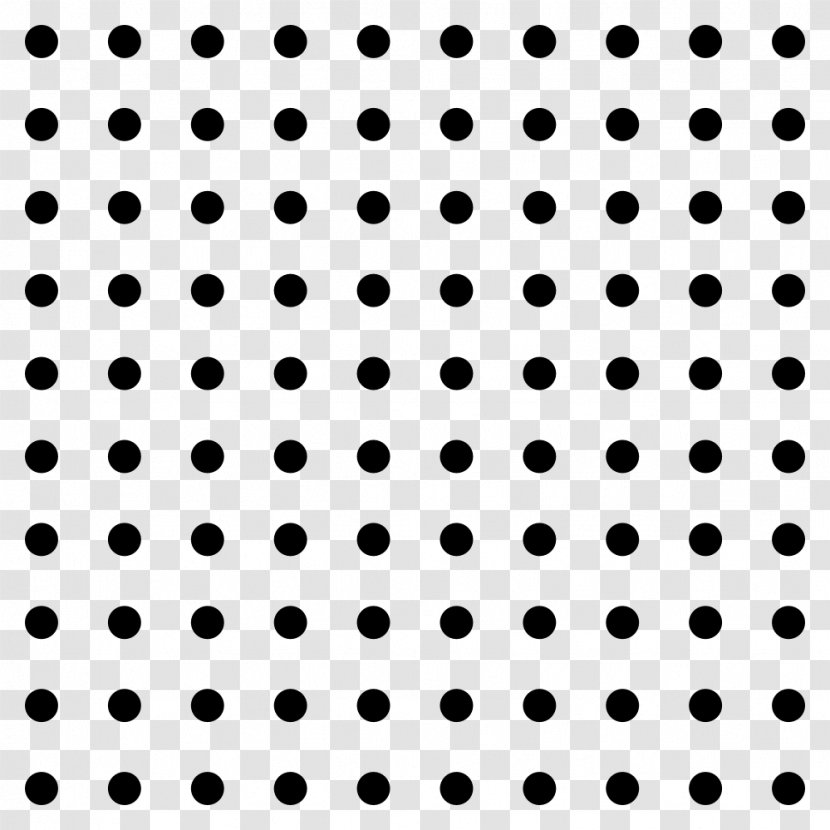 Polka Dot Clip Art - Black And White - Ceramic Transparent PNG