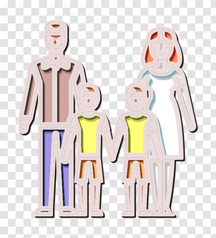 Linear Color Families Icon Mother Icon Family Icon Transparent PNG