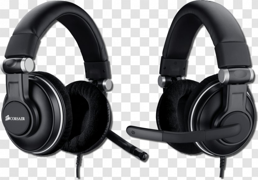 Headphones Headset Xbox 360 Corsair Components Sound Transparent PNG