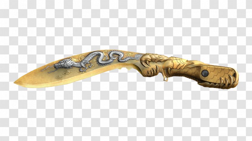 CrossFire Knife Weapon Kukri Gold - Crossfire - Hermes Transparent PNG