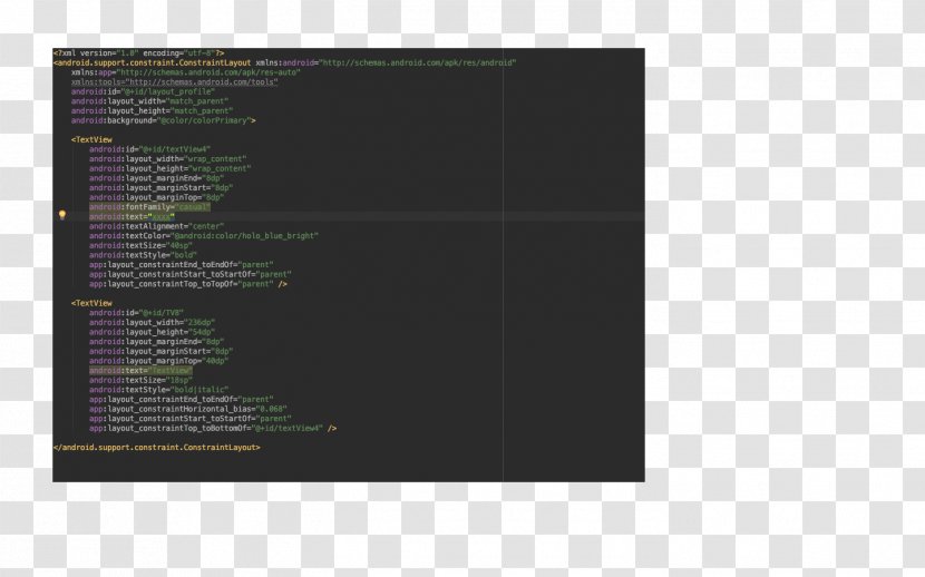 Font Brand Screenshot - Text - Android Layout Frame Transparent PNG
