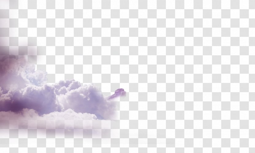Purple Sky Pattern - Floating Clouds Transparent PNG