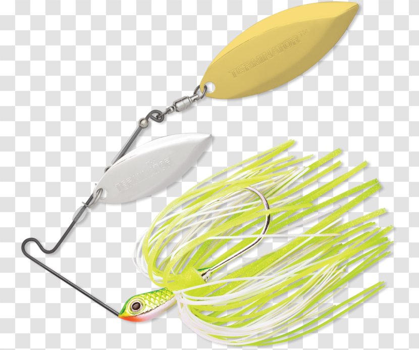 Spinnerbait Spoon Lure Stainless Steel The Terminator - Gold Wire Edge Transparent PNG