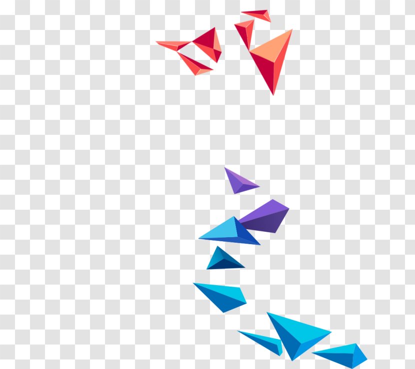 Geometry Triangle Geometric Shape Pyramid - Red Floating Blue Transparent PNG