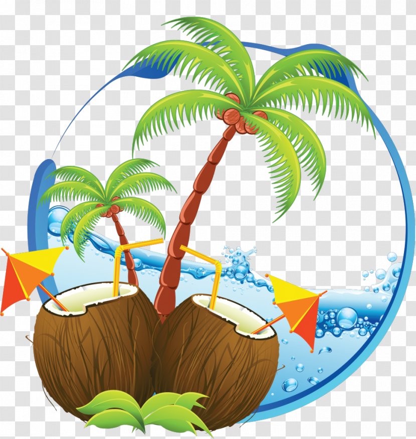 Organism Palm Tree Vacation - Royaltyfree - Drawing Transparent PNG