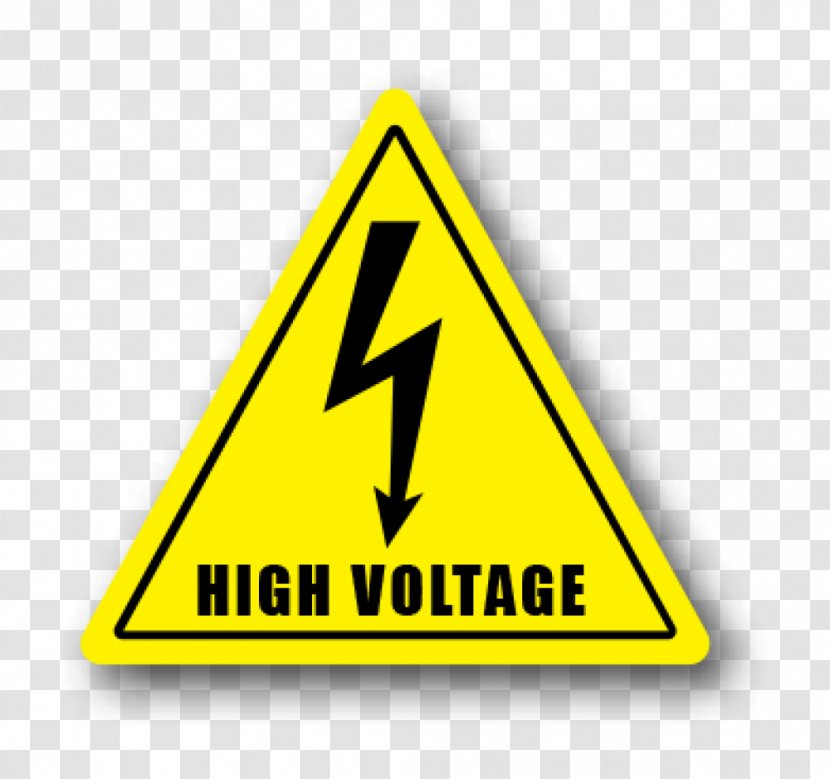 Warning Sign High Voltage Safety Hazard - Low Transparent PNG