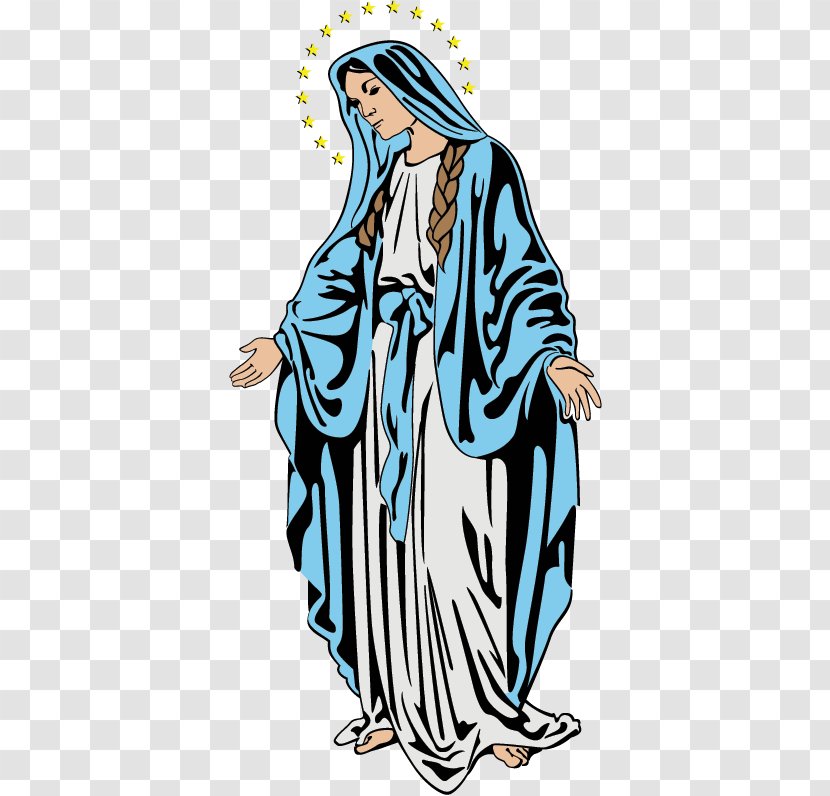 Stencil Madonnina - Artwork - Virgen Maria Transparent PNG