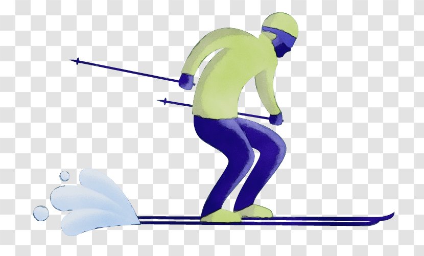 Skier Standing Recreation Skiing Ski - Balance - Sports Crosscountry Transparent PNG