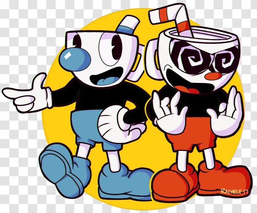 Cuphead Drawing Cartoon Illustration - Game - Dice Transparent PNG
