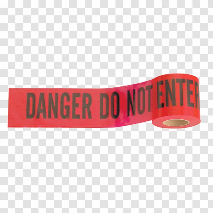 Adhesive Tape Wristband Tool - Danger Transparent PNG